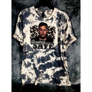 Somebody Save Me Unisex Music Tye Dyed Bleached T-Shirt Size Adult Extra Large